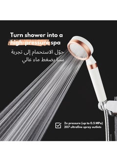 Sweet Life Shower Filter High Pressure Handheld Shower Head, Water Filter Shower for Hair Loss, Healthy Skin & Hair, Bathroom Accessories, Lab-Tested Chlorine Removal, فلتر دش الاستحمام  - Image 5