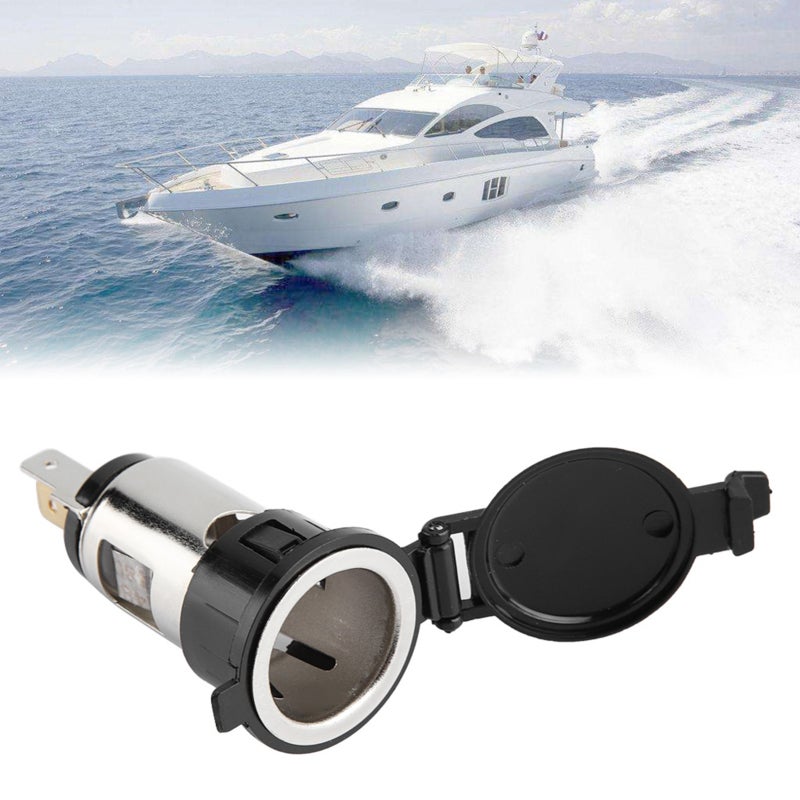 12-24V Cigarette Lighter Adapter Power Cigar Lighter Female Socket for Car Motorcycle - Image 4