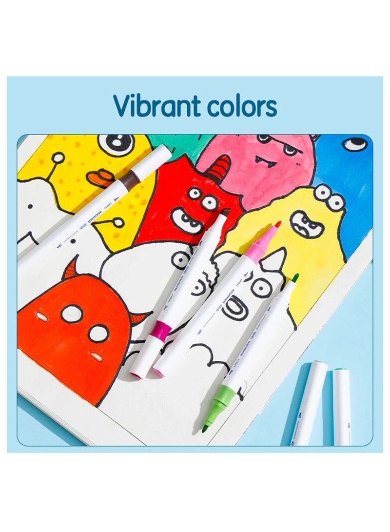 Deli 12-Piece Slim Acrylic Markers With Thin Round Tip - Image 4