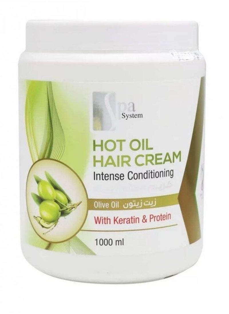 Spa System Oil bath cream - olive oil 1000 ml 