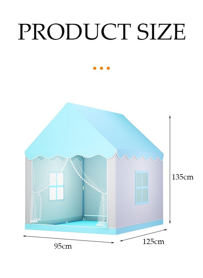 DUNISO خيمة أطفال كبيرة للداخل والخارج، خيام ألعاب محمولة، خيام قلاع الأميرات، بيوت لعب للأطفال، ألعاب غرفة اللعب الداخلية للأطفال، مناسبة للأطفال من عمر 1 إلى 12 - Image 4