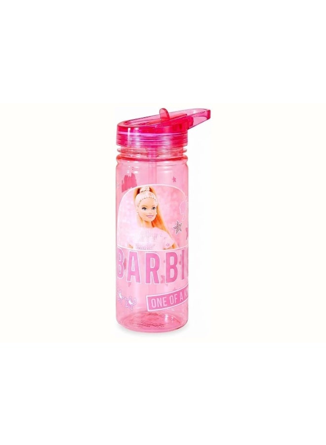 Stor Barbie Ecozen Hydro Water Bottle for Kids – 540ml BPA-Free Leakproof Sipper Bottle with Durable Ecozen Material, Lightweight School Water Bottle for Daily Hydration, Travel & Outdoor Use - Image 1