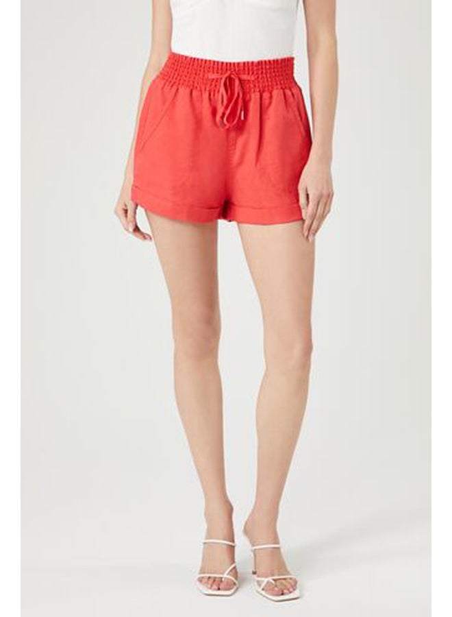 FOREVER 21 Cuffed Drawstring Pull-On Shorts - Image 2