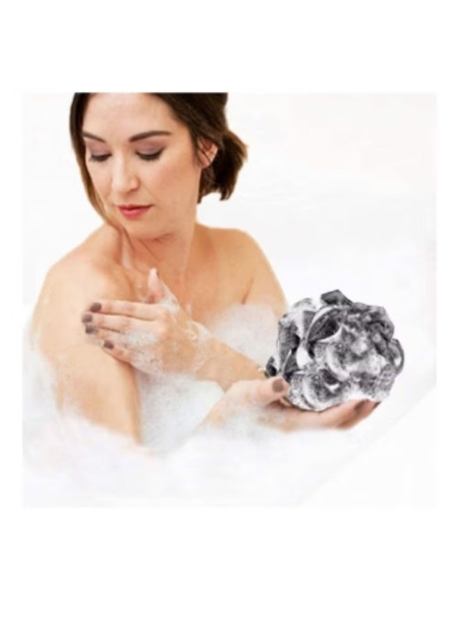 عبوة من 3 قطع من إسفنجة الاستحمام والتقشير والليفة. - Image 2