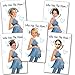 ukebobo 33 Cute Baby Shower Games Scratch Off Lottery Ticket Raffle Cards Baby Shower Game Who Has The Mom 33 Sheets - Image 3