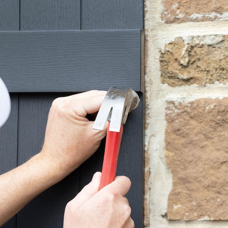 Ekena Millwork ستائر فينيل ليفتايم LL1S14X08000MS قياسية بزاوية كاتدرائية علوية، مع فتحات تهوية، مع أدوات تثبيت شاتر-لوك ومسامير مطابقة (لكل زوج)، 14.5" عرض x 80" ارتفاع، بني مسكيت - Image 5