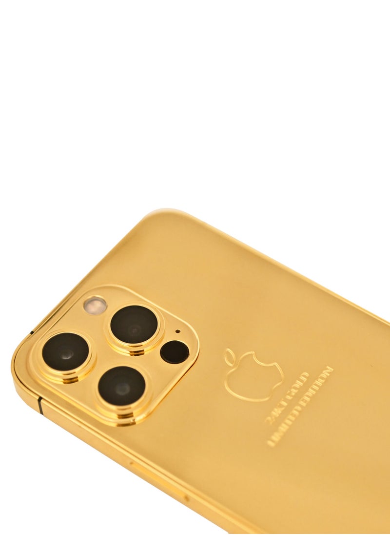Caviar Luxury iPhone 14 Pro Max 24K Full Gold Limited Edition 256 GB - pzsku/Z695F96464DAF6E25E8D4Z/45/_/1665219504/764f11fe-a5df-41d2-8134-31f0edb7b5ad
