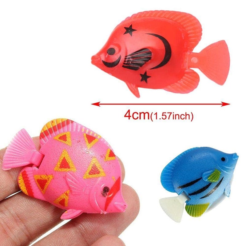 VAYINATO ® (Pack of 5) Aquarium Plastic Floating Fake Fish for Aquarium Decoration | Enhance Your Aquarium with Vibrant Plastic Fake Fish (Random Colour) by Petzlifeworld - Image 2