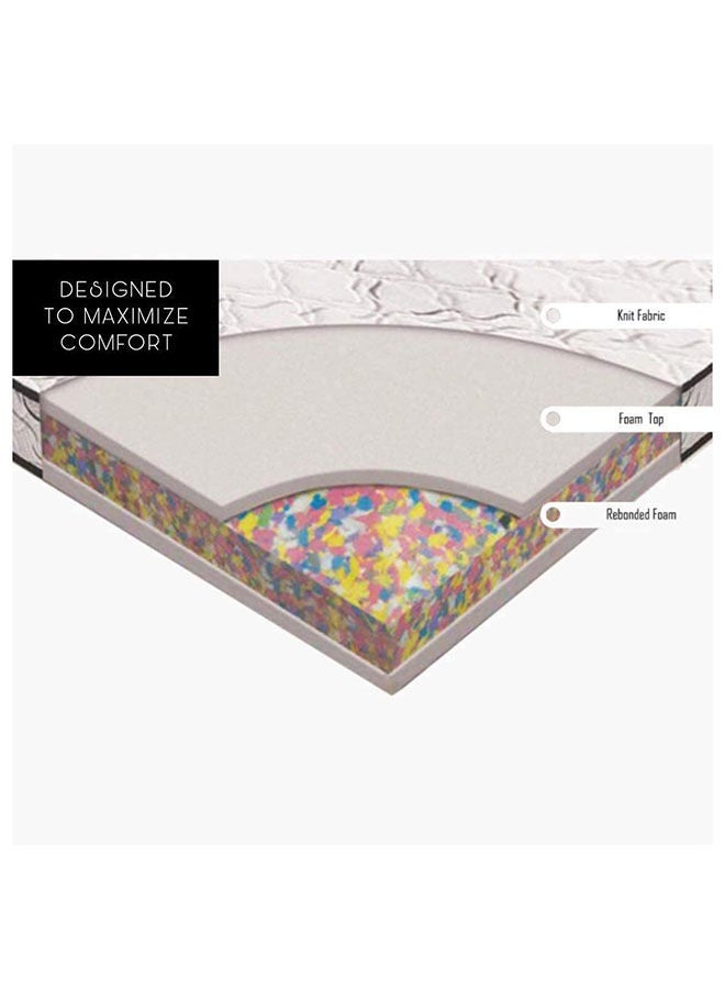 جالاكسي ديزاين مرتبة جالاكسي ديزاين الطبية مقاس مفرد باللون الأبيض 190x13x90 سم - Image 4