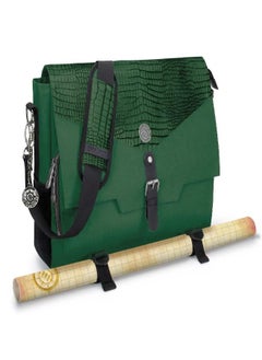 ENHANCE Collector's Edition RPG Player's Essentials DND Bag - Dragon Hide Exterior Messenger Bag Fits 2-4 Books, Binders, Dice & Accessories, with 17 inch Laptop Slot, Battlemap Straps (Dragon Green) - pzsku/Z695FC054639CE2FBD354Z/45/_/1686134348/44f9599e-0fed-4bf4-bcc9-d88e5b08e73f