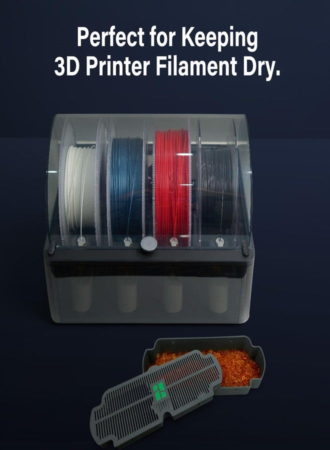 LotFancy 2.3 LBS Orange Indicating Silica Gel Beads Desiccants (Industry Standard 3-5 mm), Reusable Silica Beads for 3D Printer Filament AMS (Orange to Green) - Image 3