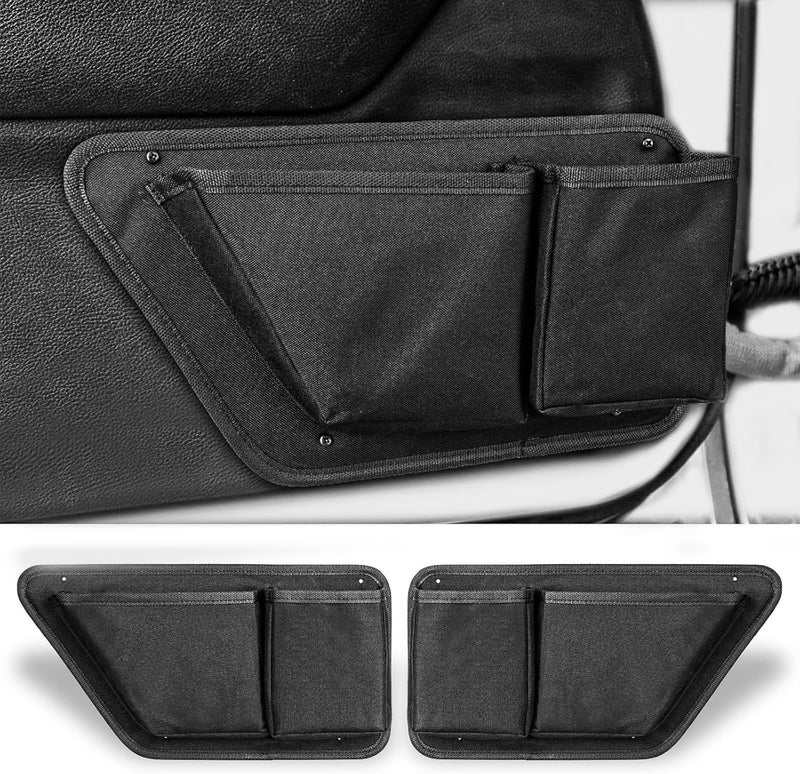 CALBEAU Oxford Front Door Storage Pockets Box, 2PCS Door Storage Pockets for 2011-2018 Jeep Wrangler JK JKU Accessories 2/4-Door, Door Net Pocket Replacement All choice modern design - Image 1
