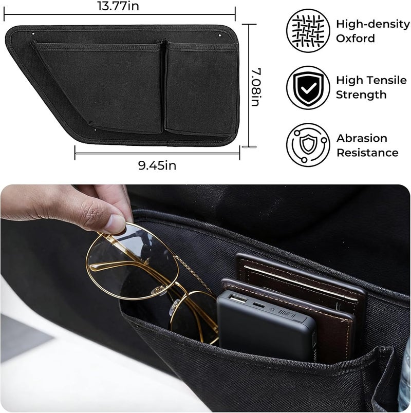 CALBEAU Oxford Front Door Storage Pockets Box, 2PCS Door Storage Pockets for 2011-2018 Jeep Wrangler JK JKU Accessories 2/4-Door, Door Net Pocket Replacement All choice modern design - Image 4