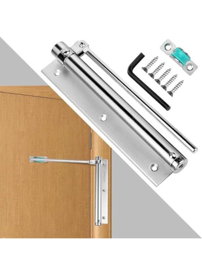 Automatic Door Closer with Adjustable Spring, Heavy Duty Soft Closing for Indoor and Outdoor Doors - Image 4
