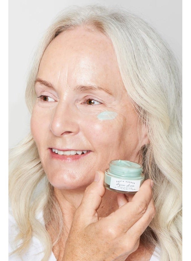Earth Harbor AQUA AURA Reparative Eye Creme | Renew & Nourish | Blue Tansy + Seaweed Collagen | Plant-Based and Ethical Trade | 1/2 oz - Image 5
