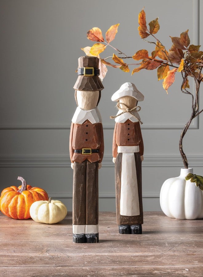 Mud Pie Thanksgiving Mr. Pilgrim Sitter - Image 2