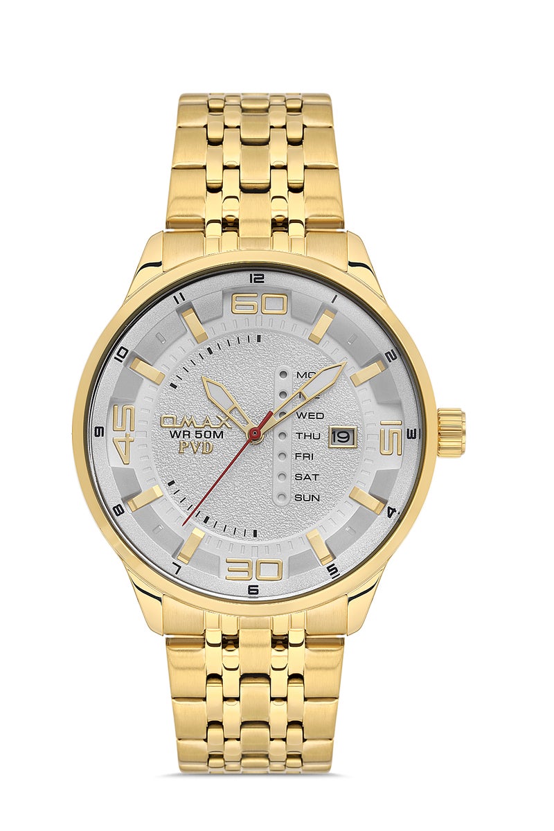 OMAX Men's Wrist-Watch | Analog | Stainless Steel Band | Elegant Design - Image 1