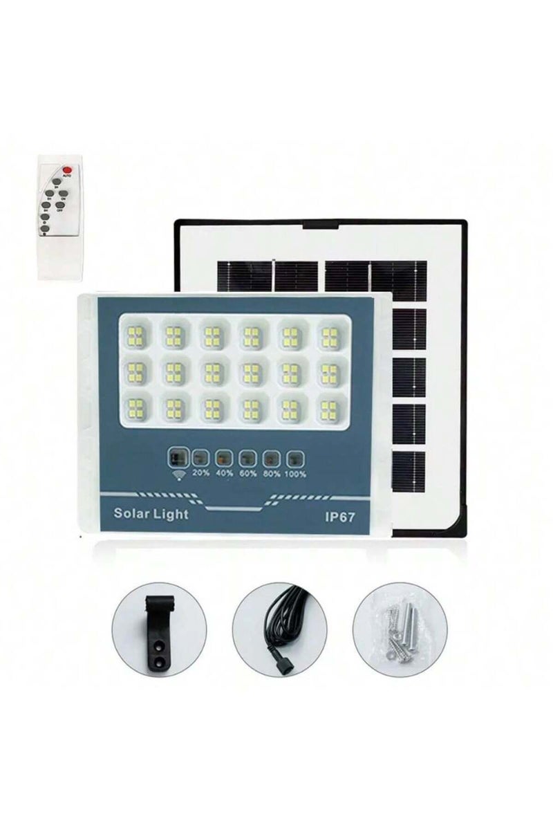 72 light bulb WHITE Solar Outdoor Led Courtyard Wall Lamp Waterproof Spotlights Solar Lights Remote