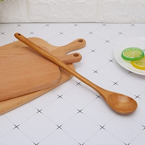 Kawn Wooden Long Handle Spoon 33.5cm Creative Korean hot Pot Spoon Tableware kitchenware - Image 5