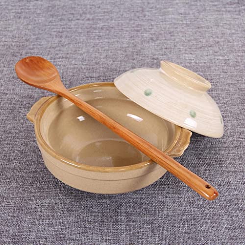 Kawn Wooden Long Handle Spoon 33.5cm Creative Korean hot Pot Spoon Tableware kitchenware - Image 3