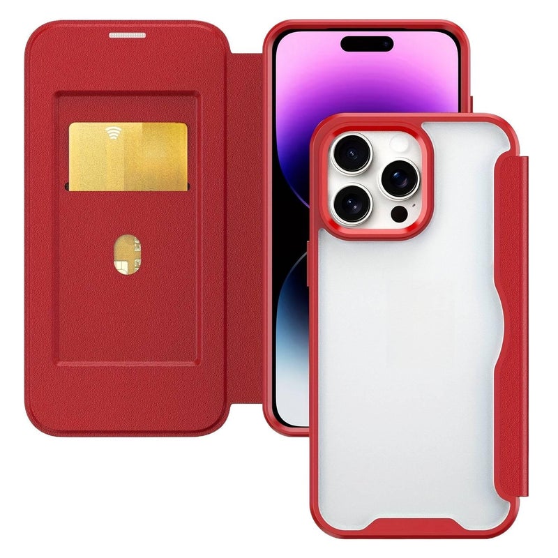 غطاء واقي بAcrylic لـ iPhone 16 / 16 Plus / 16 Pro / 16 Pro Max باللون بنفسجي بوظيفة حامل من الأكريليك مع حامل قابل للطي ومقاوم للخدش مع مقاوم للصدمات مع مقاوم لبصمات الأصابع - Image 4