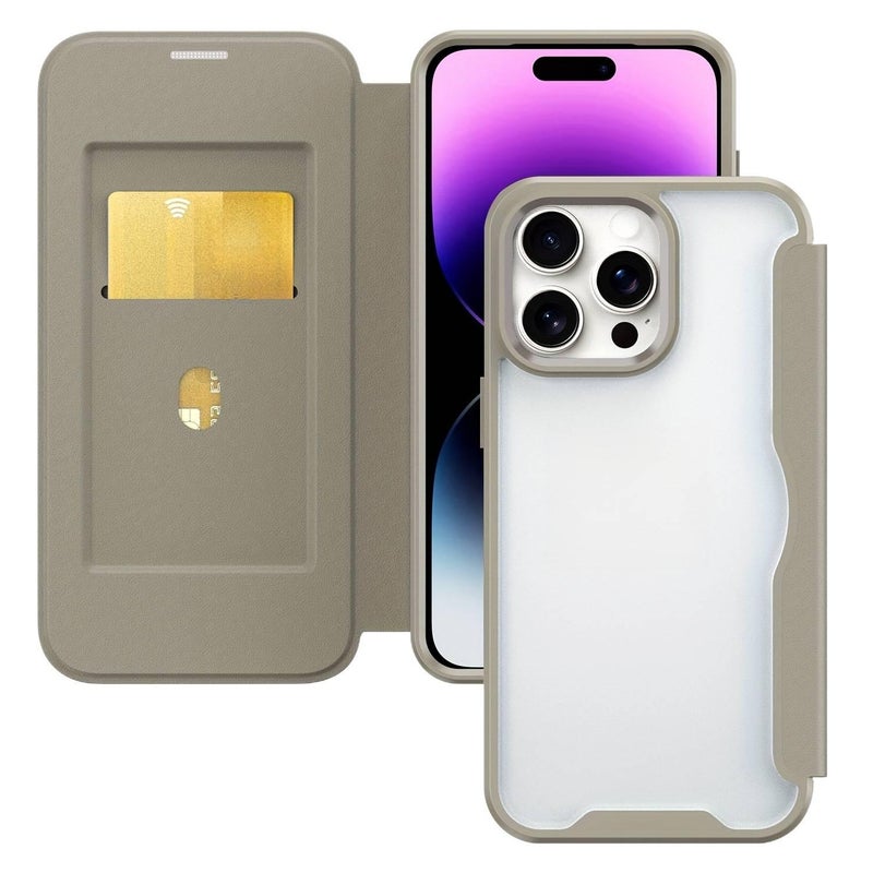 غطاء واقي بAcrylic لـ iPhone 16 / 16 Plus / 16 Pro / 16 Pro Max باللون بنفسجي بوظيفة حامل من الأكريليك مع حامل قابل للطي ومقاوم للخدش مع مقاوم للصدمات مع مقاوم لبصمات الأصابع - Image 5