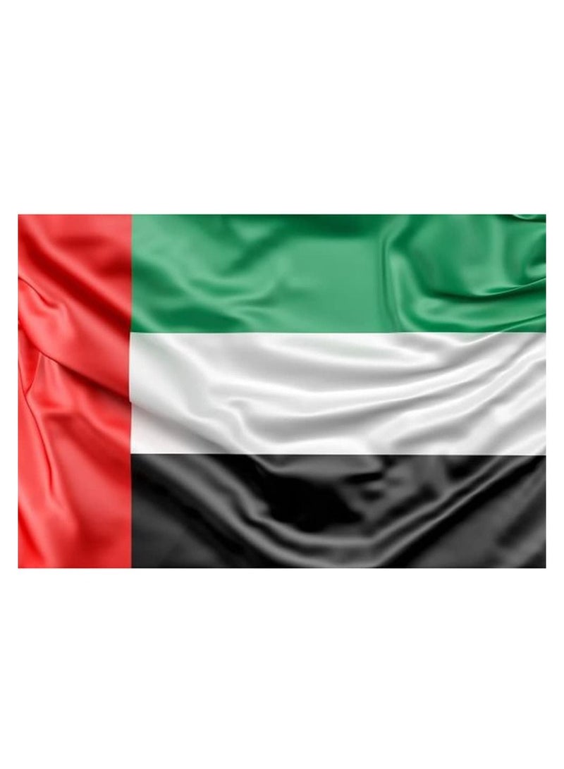 Romario AFC 2019 UAE FLAG  Vivid Color And UV Fade Resistant, Lightweight, Show Support at Sporting Events Size 96X64cm - Image 1