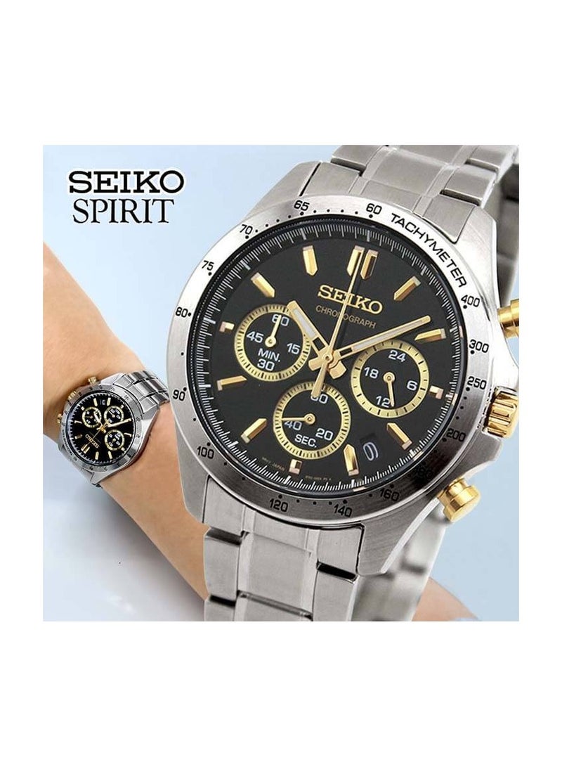 SEIKO SPIRIT SBTR015 Chronograph Black Gold - Image 2