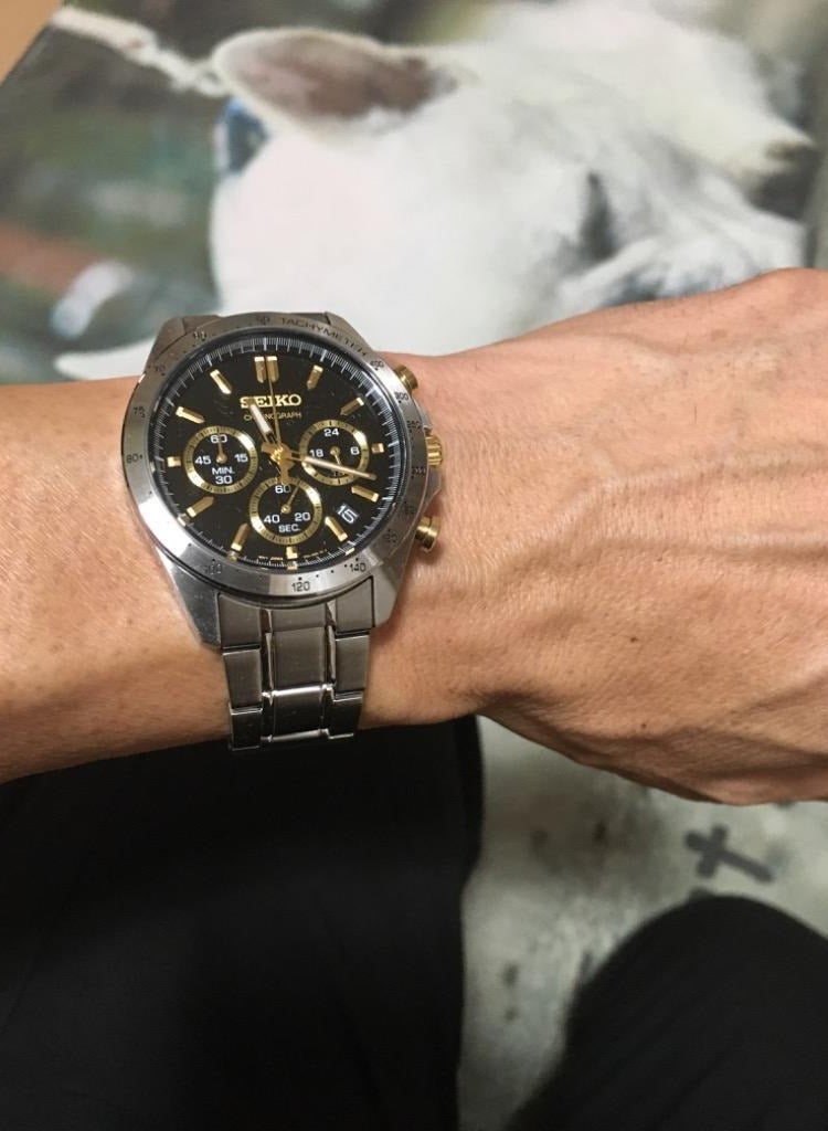 SEIKO SPIRIT SBTR015 Chronograph Black Gold - Image 3