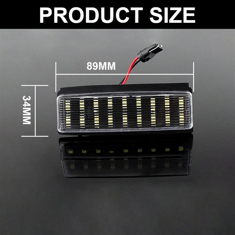 DEMULAX 2pcs High Bright License Plate Lights - Image 5