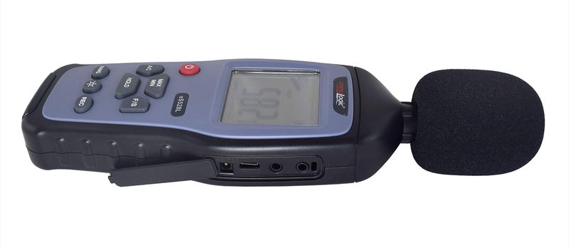 ennoLogic eS528L Decibel Meter and Recorder by ennoLogic – Digital Sound Level Meter and Noise Logger – Max/Min/Hold, 30-130 dBA Range, Updated Software - Image 3