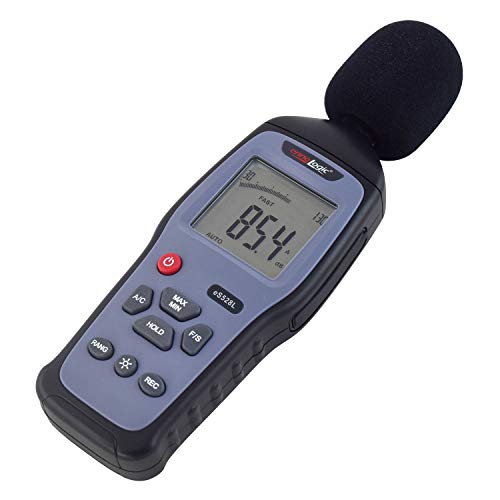ennoLogic eS528L Decibel Meter and Recorder by ennoLogic – Digital Sound Level Meter and Noise Logger – Max/Min/Hold, 30-130 dBA Range, Updated Software - Image 2