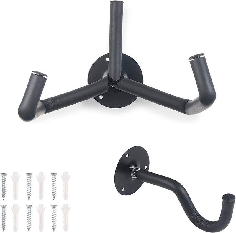 Jashem Guitar Wall Mount - Acoustic & Electric Guitar, Ukulele, Banjo & Mandolin Wall Hanger (2 Packs) - Image 4