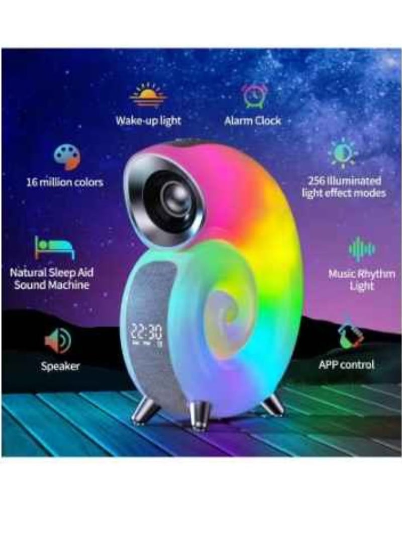 Raxoom Conch Music Light Creative Smart Bluetooth Audio APP Control Wake-up Light Sleep Light Comes With White Noise - Image 2