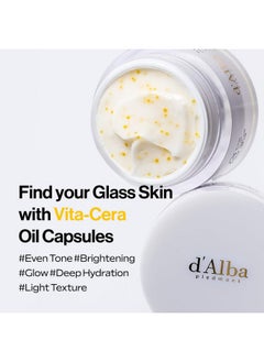 d'alba Piedmont d'alba Piedmont Italian White Truffle Oil Capsule Cream, Glass Skin with Vita-Cera Oil Capsules, Deep Hydration Face Moisturizer, Korean Skin Care (1.94 oz.)  - Image 3