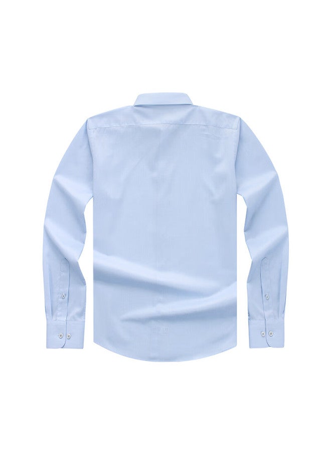 Youngor Men's Dp Wrinkle-free Autumn Long-sleeve Shirt, Business Casual Pure Cotton Striped Shirt, 100163 - Image 3