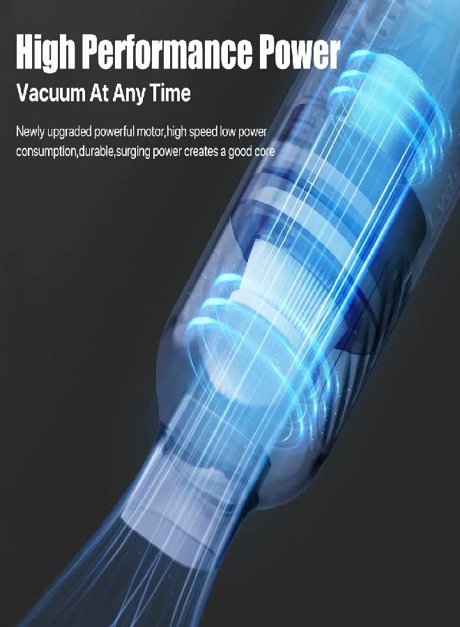 Lydsto H5 Dual Function Portable Cordless Vacuum Cleaner With Brush Head Tube & Extension Tube, Wireless & Rechargable, Large Dustbin Capacity, 4500Pa Suction, 2000mah Battery Capacity & Fully Charged Within 3 Hours for Home, Office and Car- White - Image 5