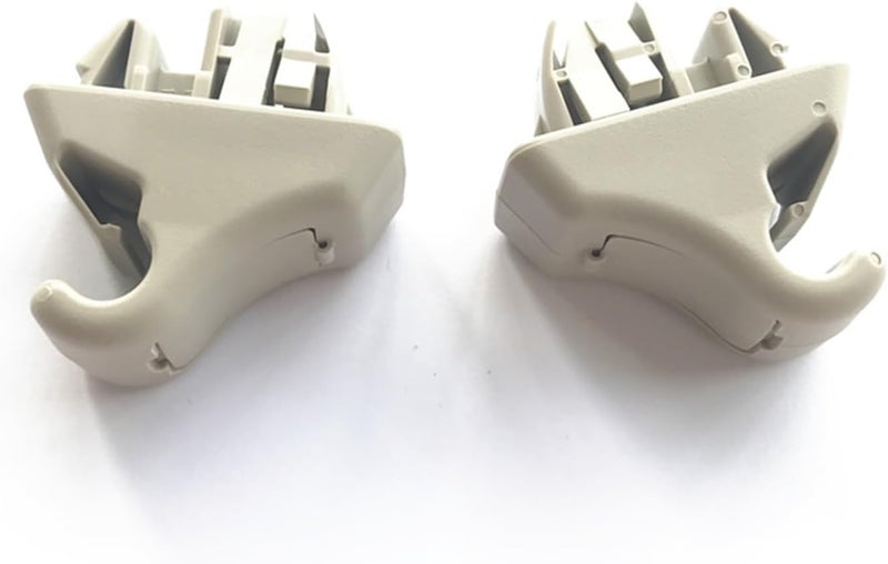 Wivplex 2pcs Car Sun Visor Hook Clip Bracket for Mitsubishi Pajero Montero - Image 1