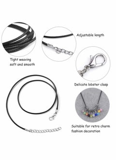 Y&D Necklace Cord 30 Pcs Waxed Cotton Cord with Clasp  - Image 3