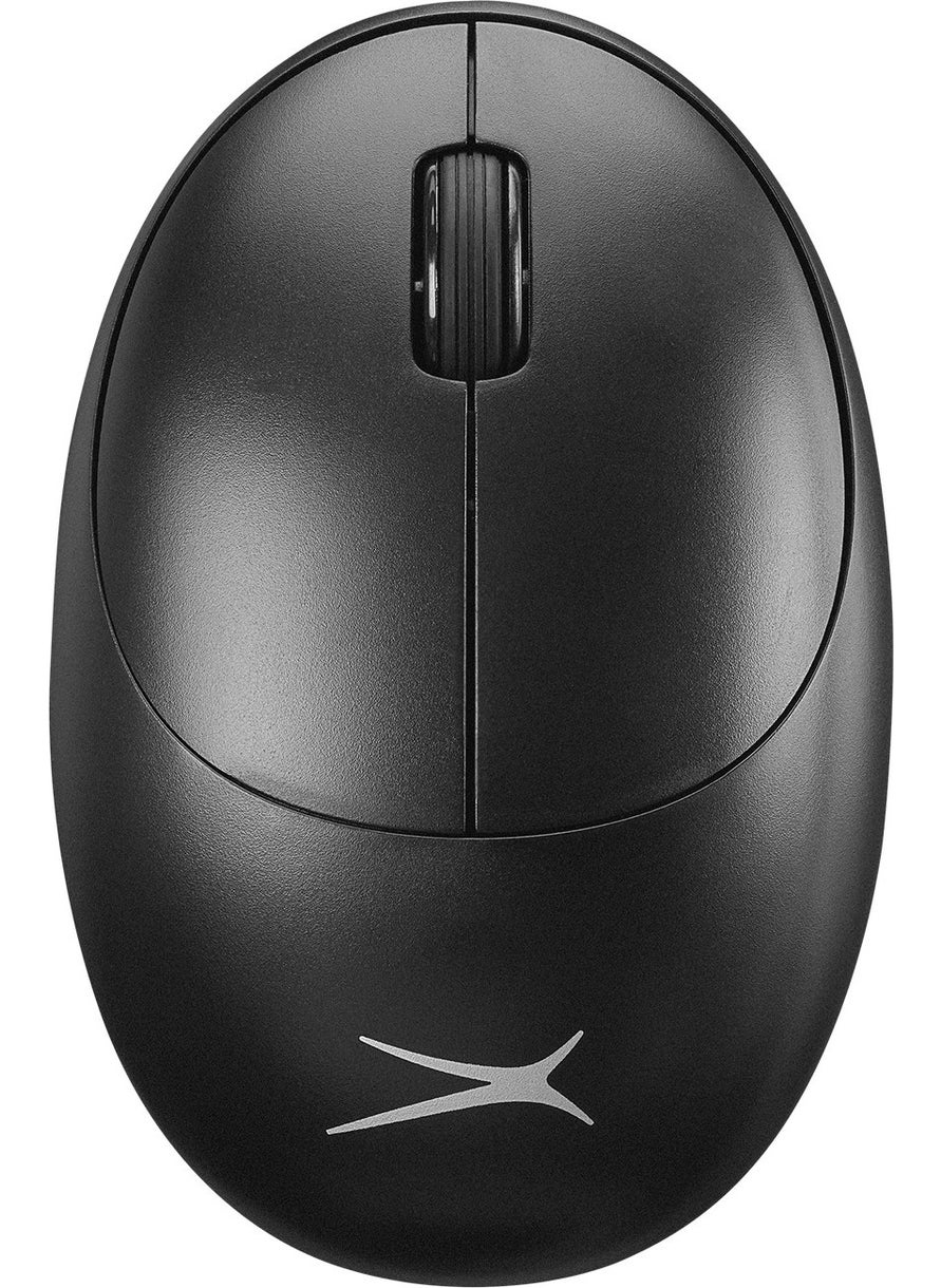 Altec Lansing - ALBM7335 2.4GHz USB 1200DPI Wireless Mouse with Alkaline Battery Black - Image 1