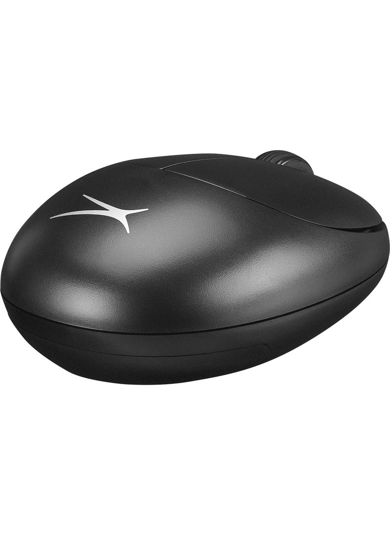 Altec Lansing - ALBM7335 2.4GHz USB 1200DPI Wireless Mouse with Alkaline Battery Black - Image 1