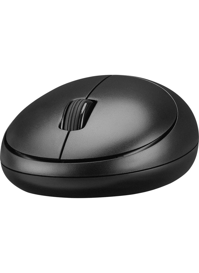 Altec Lansing - ALBM7335 2.4GHz USB 1200DPI Wireless Mouse with Alkaline Battery Black - Image 1