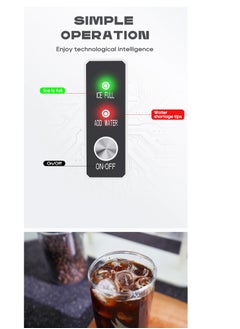 هيبرو آلة صنع الثلج HiBREW آلة صنع الثلج المنزلية الأوتوماتيكية التنظيف الذاتي لحزب بار مكتب المطبخ 60 هرتز و 50 هرتز  - Image 3