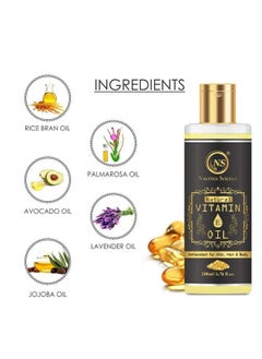 Nuerma Science Vitamin E Oil For Skin & Hair200 Ml  - Image 3