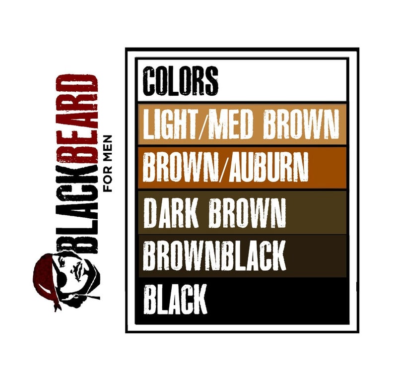 Blackbeard for Men Instant Beard Color â€“ All Day Beard, Mustache, Eyebrow, and Sideburns Color â€“ Temporary, Hypoallergenic Beard Dye Alternative â€“ Up to 45 applications â€“ Light Medium Brown, 1 Pack - Image 4