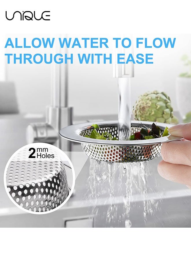 Unique 4 PCS Sink Strainer - Kitchen Sink Strainer Stainless Steel - Sink Strainer for Most Kitchen Sink Drain Basket - Kitchen Accessories - Image 4