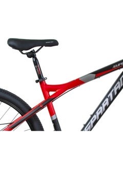 Spartan Ampezzo Men's Mountain bike| 27.5 inch wheel size |21 Speed Shimano gear| for Adult | Red  - Image 3