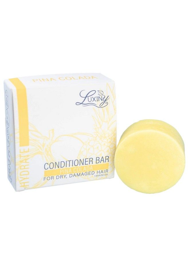 Luxiny Natural Conditioner Bars For Hair Made In Usa A Sulfate Free Conditioner Bar For Up To 70 Uses At Home Or As A Travel Conditioner Normal To Dry Hair 50G (Pina Colada) - Image 2