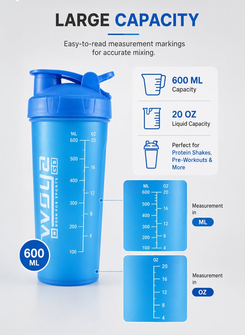 woya Premium Protein Shaker Bottle - Image 3