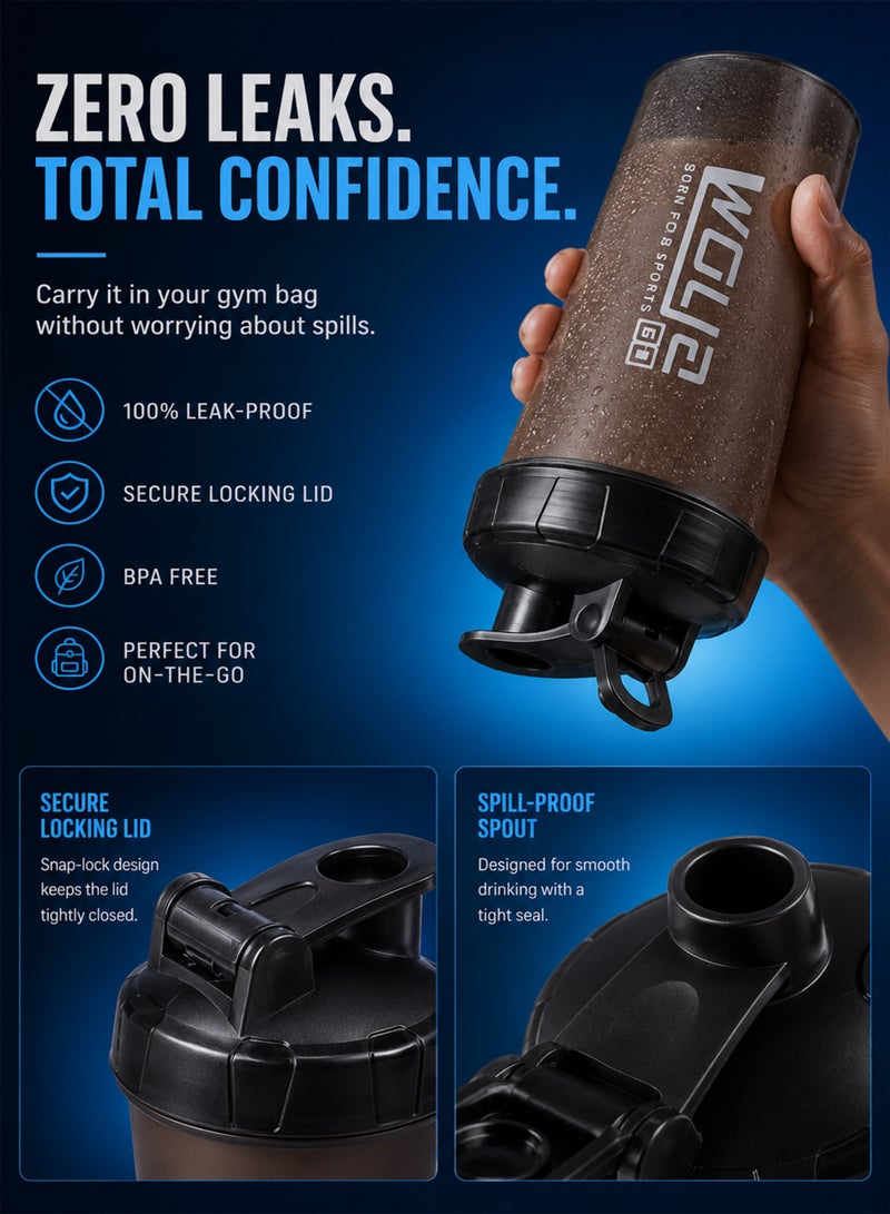 woya Premium Protein Shaker Bottle - Image 2